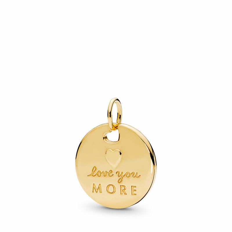 Pandora Australia Shine™ Love Statement Pendant - 18ct Gold Plated | DBKAGU420